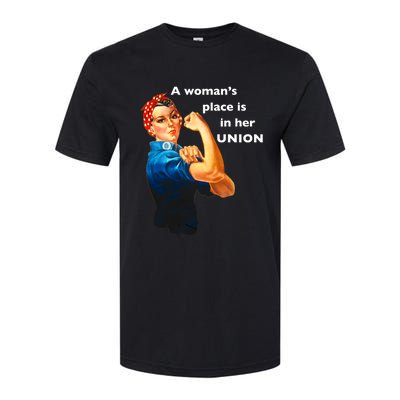 A S Place Is In Her Union Gift Softstyle CVC T-Shirt