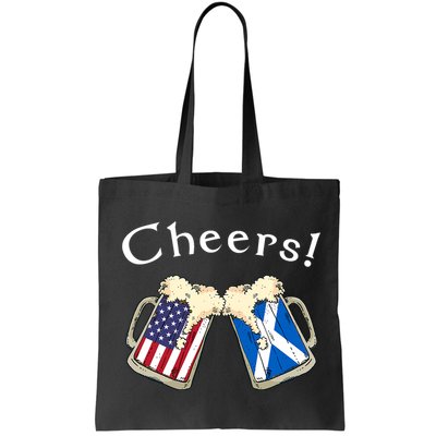 American Scottish Patriot US Flag Beer Drinks Scotland Grown Bag