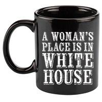 A S Place Is In The White House President Gift 11oz C Handle Ceramic Mug