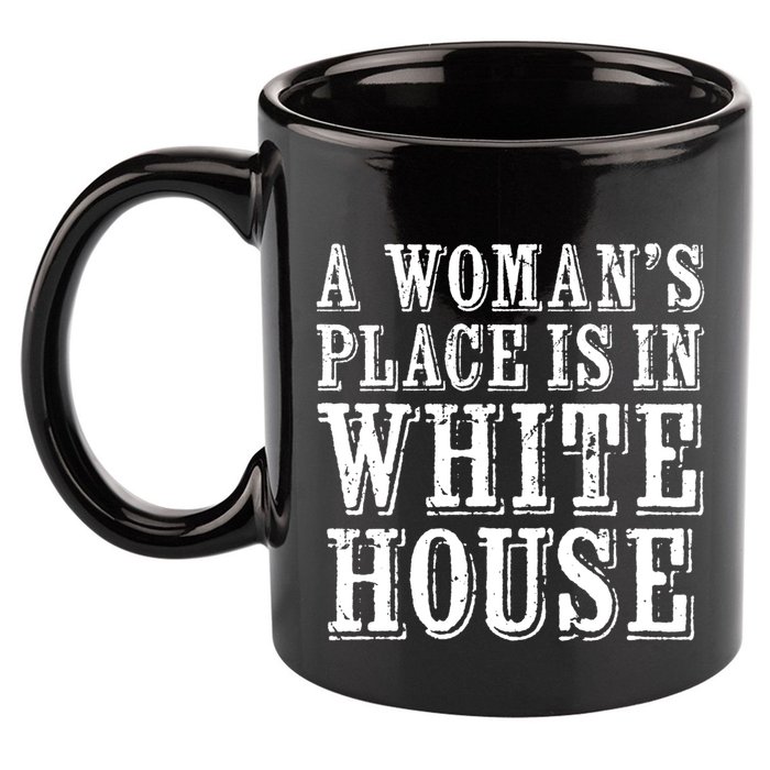A S Place Is In The White House President Gift 11oz C Handle Ceramic Mug