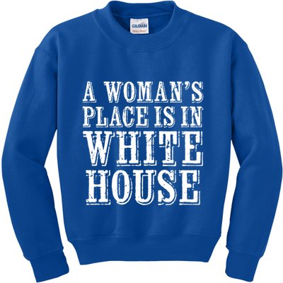A S Place Is In The White House President Gift Kids Sweatshirt
