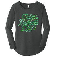 Awesome Saint Patrick's Day Irish Shamrock Women Women's Perfect Tri Tunic Long Sleeve Shirt