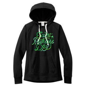 Awesome Saint Patrick's Day Irish Shamrock Women Women's Fleece Hoodie