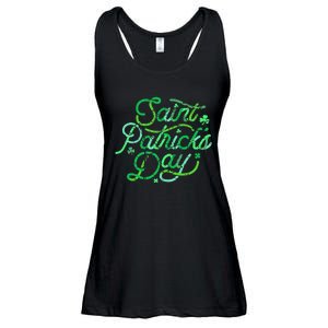 Awesome Saint Patrick's Day Irish Shamrock Women Ladies Essential Flowy Tank