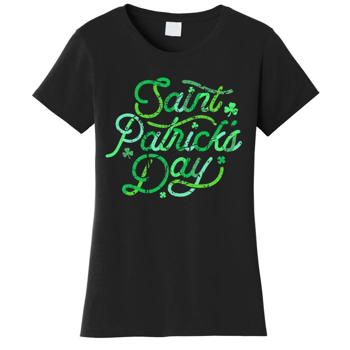 Awesome Saint Patrick's Day Irish Shamrock Women Women's T-Shirt