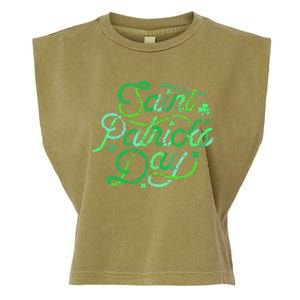 Awesome Saint Patrick's Day Irish Shamrock Women Garment-Dyed Women's Muscle Tee