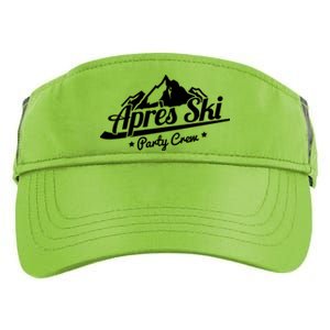 Apres Ski Party Crew Adult Drive Performance Visor