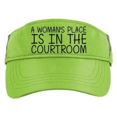 A 'S Place Is In The Courtroom Funny Lawyer Gift Idea Gift Adult Drive Performance Visor