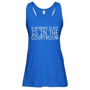 A 'S Place Is In The Courtroom Funny Lawyer Gift Idea Gift Ladies Essential Flowy Tank