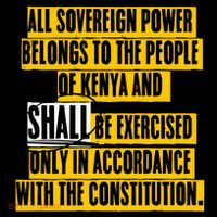 All Sovereign Power Belongs To The People Of Kenya And Shall Be Exercised Only I T-Shirt