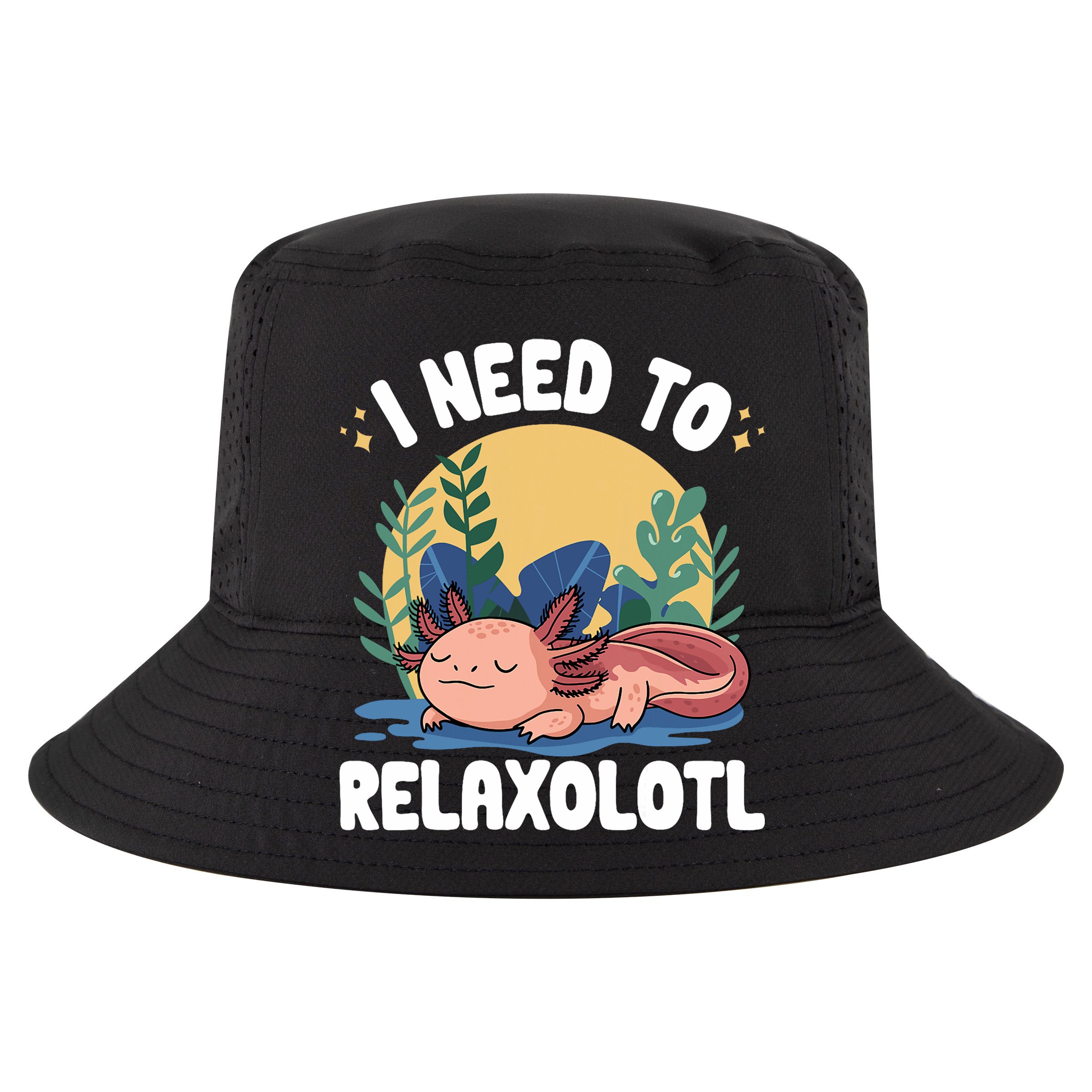 Axolotl Sleeping Pajamas I Need To Relaxalotl  Toddler T-Shirt