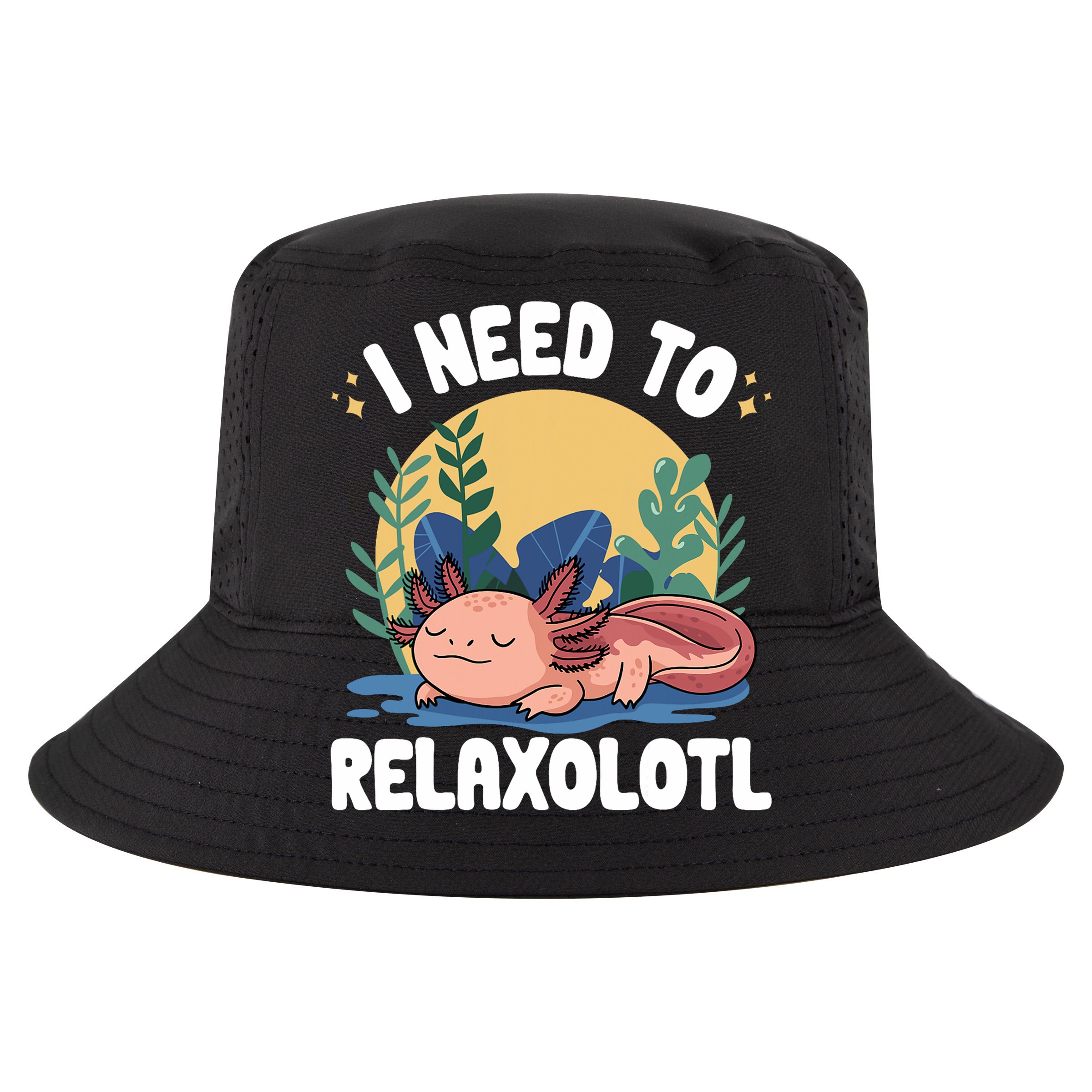 Axolotl Sleeping Pajamas I Need To Relaxalotl  Toddler T-Shirt