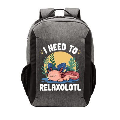 Axolotl Sleeping Pajamas I Need To Relaxalotl  Vector Backpack