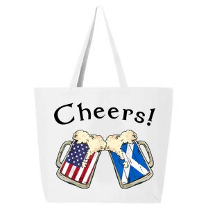 American Scottish Patriot US Flag Beer Drinks Scotland Grown 25L Jumbo Tote