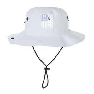 Awareness Suicide Prevention Ribbon Fight American Flag Great Gift Legacy Cool Fit Booney Bucket Hat