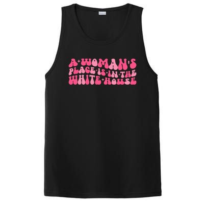 A S Place Is In The White House Female President Retro Gift PosiCharge Competitor Tank