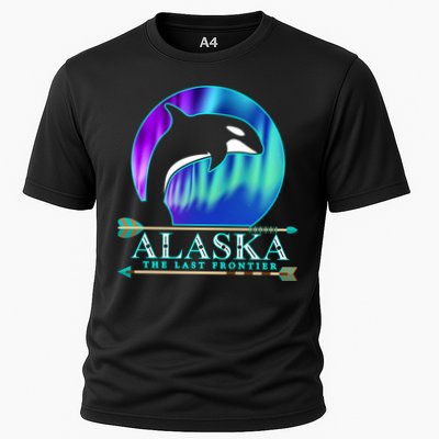 Alaska State Pride Alaska Northern Lights Alaskan Orca Whale Performance Shirt
