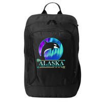 Alaska State Pride Alaska Northern Lights Alaskan Orca Whale City Backpack