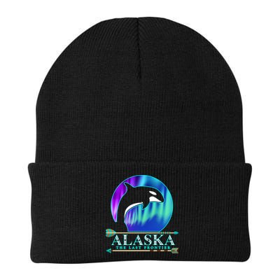Alaska State Pride Alaska Northern Lights Alaskan Orca Whale Beanie
