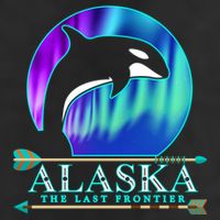 Alaska State Pride Alaska Northern Lights Alaskan Orca Whale Beanie