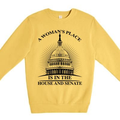 A S Place Is In The House And Senate Funny Gift Premium Crewneck Sweatshirt