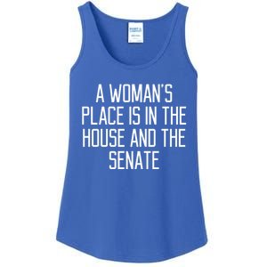 A S Place Is In The House And Senate Funny Quote Gift Cute Gift Ladies Essential Tank