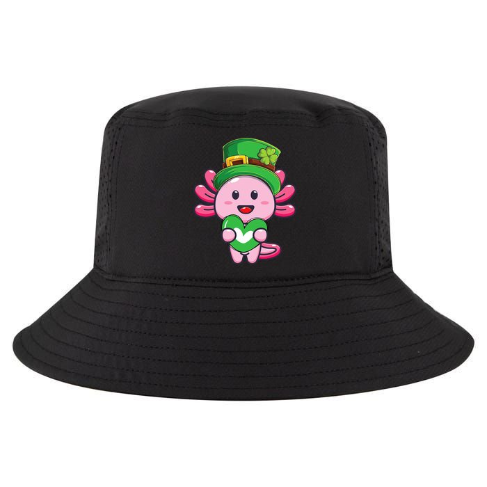 Axolotl Saint Patricks Day Axolotl St Patrick Cool Comfort Performance Bucket Hat