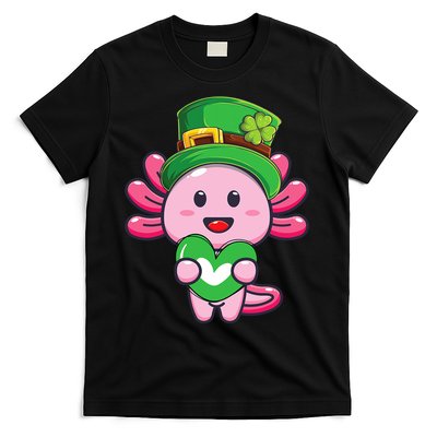 Axolotl Saint Patricks Day Axolotl St Patrick T-Shirt