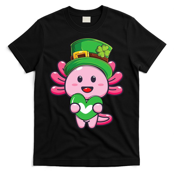 Axolotl Saint Patricks Day Axolotl St Patrick T-Shirt