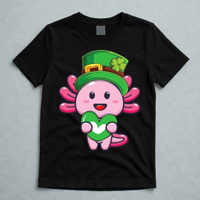 Axolotl Saint Patricks Day Axolotl St Patrick T-Shirt