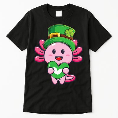 Axolotl Saint Patricks Day Axolotl St Patrick Tall T-Shirt