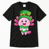 Axolotl Saint Patricks Day Axolotl St Patrick Tall T-Shirt
