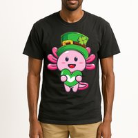 Axolotl Saint Patricks Day Axolotl St Patrick Tall T-Shirt