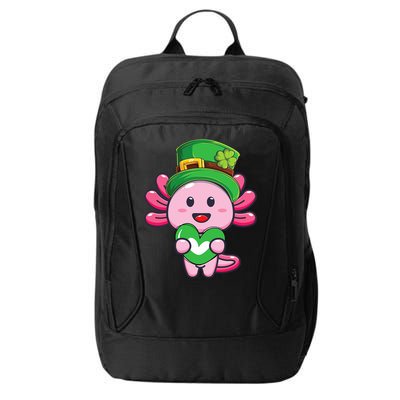 Axolotl Saint Patricks Day Axolotl St Patrick City Backpack