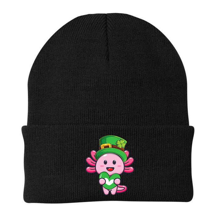 Axolotl Saint Patricks Day Axolotl St Patrick Beanie