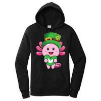Axolotl Saint Patricks Day Axolotl St Patrick Women's Pullover Hoodie