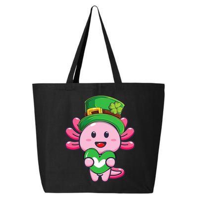 Axolotl Saint Patricks Day Axolotl St Patrick 25L Jumbo Tote