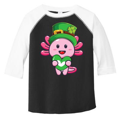 Axolotl Saint Patricks Day Axolotl St Patrick Toddler Fine Jersey T-Shirt