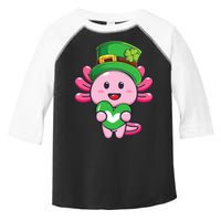 Axolotl Saint Patricks Day Axolotl St Patrick Toddler Fine Jersey T-Shirt