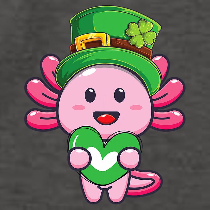 Axolotl Saint Patricks Day Axolotl St Patrick Vector Backpack