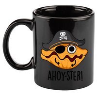 Ahoy Ster Pirate Funny Oyster Puns 11oz C Handle Ceramic Mug