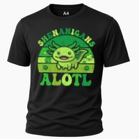 Axolotl St Patricks Day Alotl Shenanigans Performance Shirt