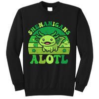 Axolotl St Patricks Day Alotl Shenanigans Sweatshirt