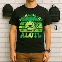 Axolotl St Patricks Day Alotl Shenanigans T-Shirt
