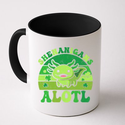 Axolotl St Patricks Day Alotl Shenanigans Mug