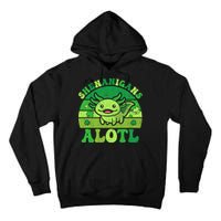 Axolotl St Patricks Day Alotl Shenanigans Tall Hoodie