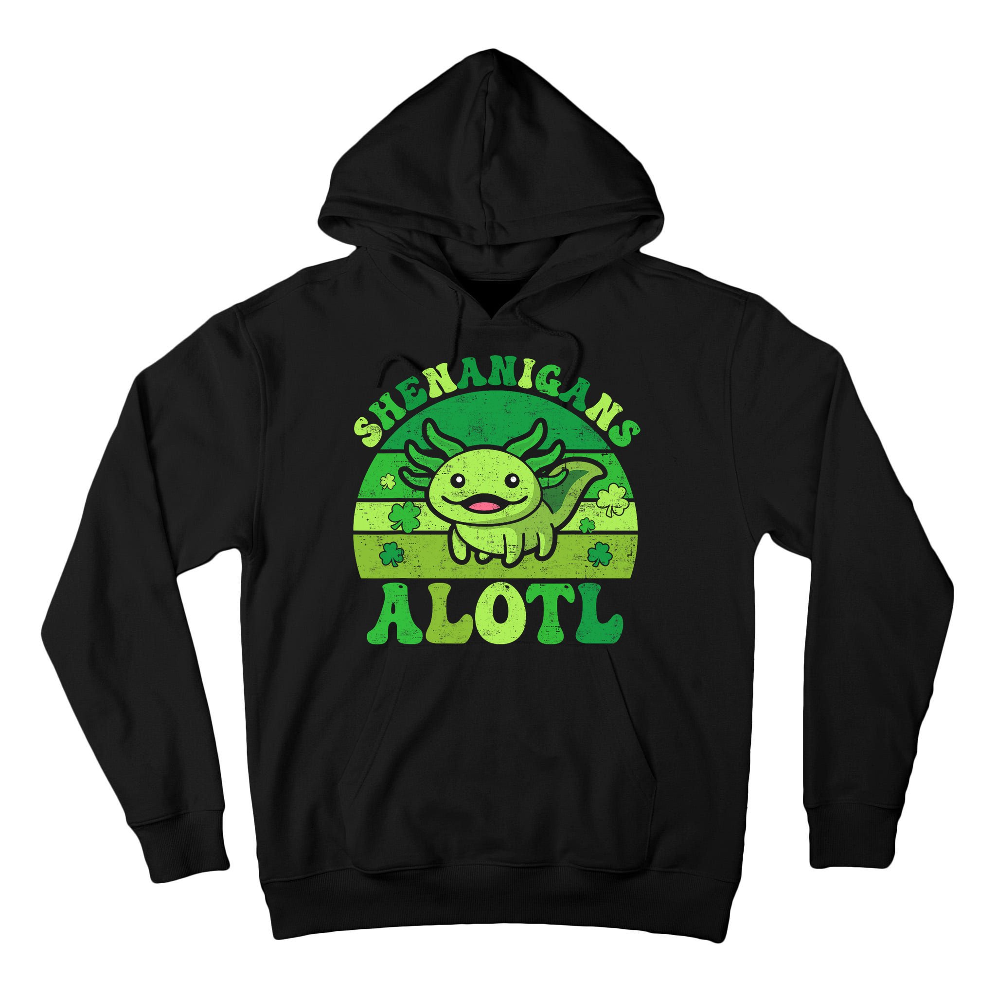 Axolotl St Patricks Day Alotl Shenanigans Tall Hoodie