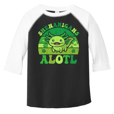 Axolotl St Patricks Day Alotl Shenanigans Toddler Fine Jersey T-Shirt