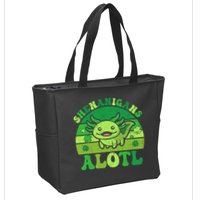 Axolotl St Patricks Day Alotl Shenanigans Zip Tote Bag