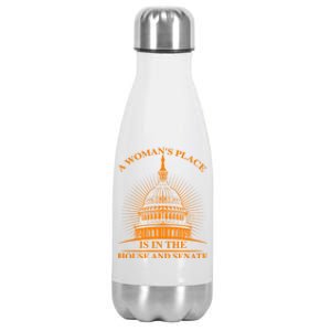 A S Place Is In The House And Senate Funny Gift Cool Gift Stainless Steel Insulated Water Bottle